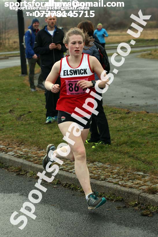 Senior womens Good Friday Elswick Harriers Relay, Newburn, Newcastle. Photo: David T. Hewitson/Sports for All Pics